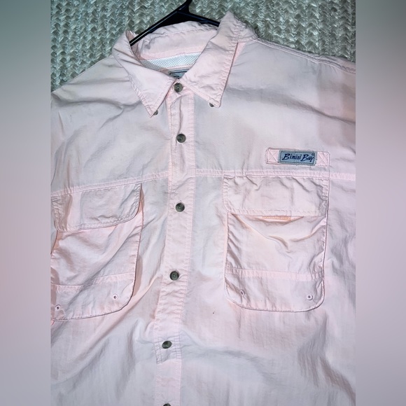 Bimini Bay Mens fishing shirt XL in Salmon - Picture 3 of 9